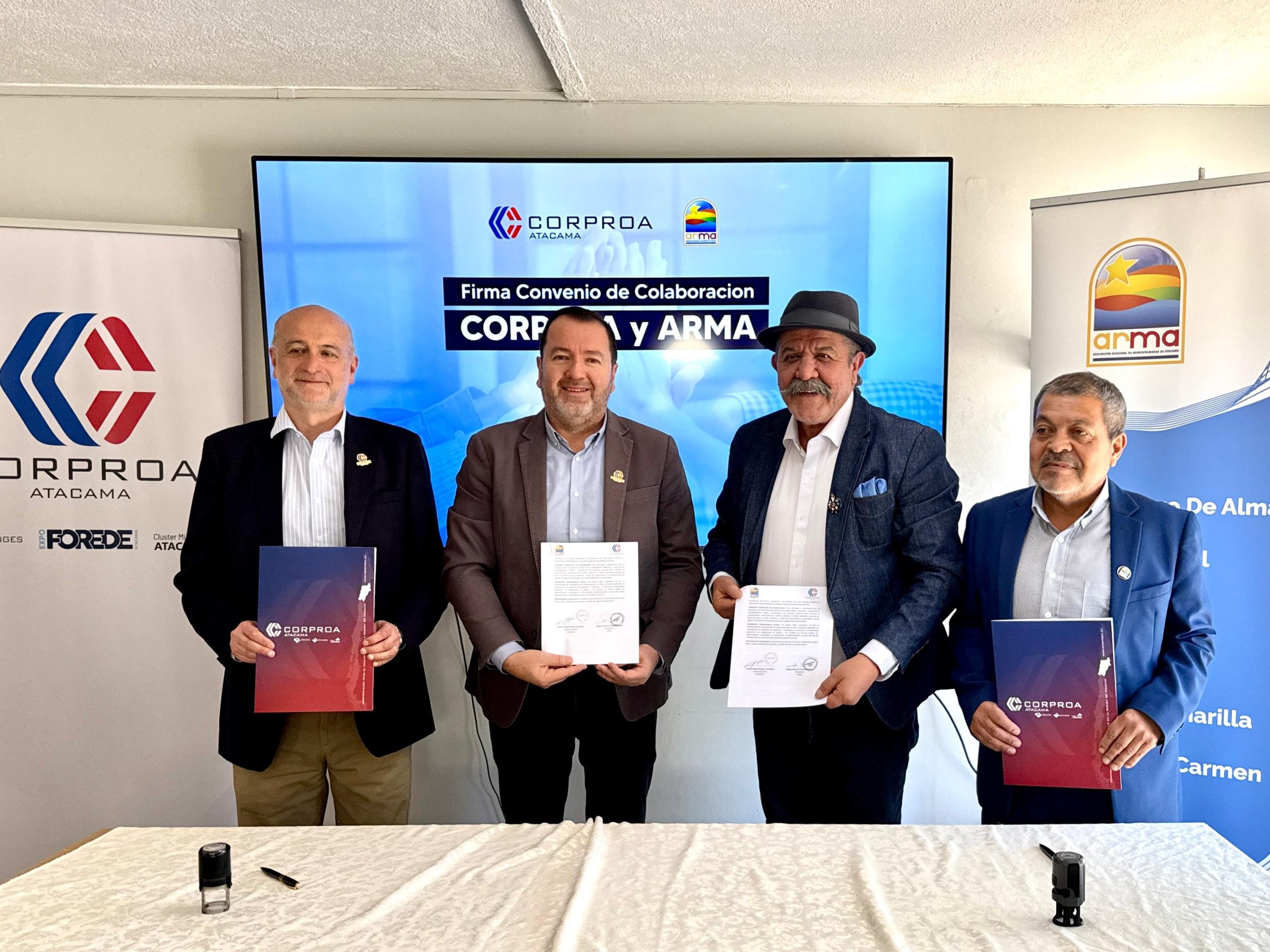 CORPROA y ARMA firman alianza estratégica para fortalecer proyectos de inversión municipal